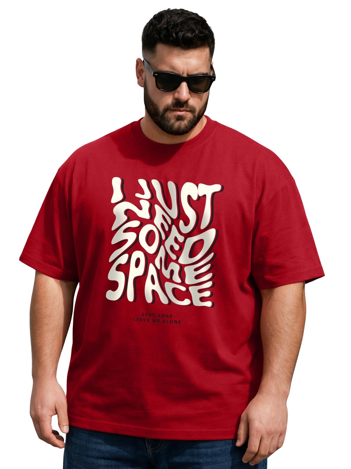 Veirdo Men’s Pure Cotton Half Sleeve Plus Size Printed T-Shirts, Stylish, Comfortable & Durable Cotton Tees | Sizes: S to 2XL