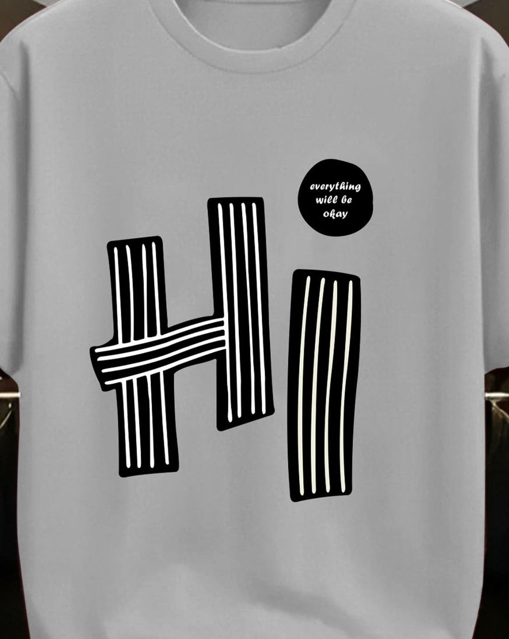 AUSK Mens Loose Fit Oversized Printed Cotton T-Shirts Half Sleeve Drop Shoulder Men Tshirt