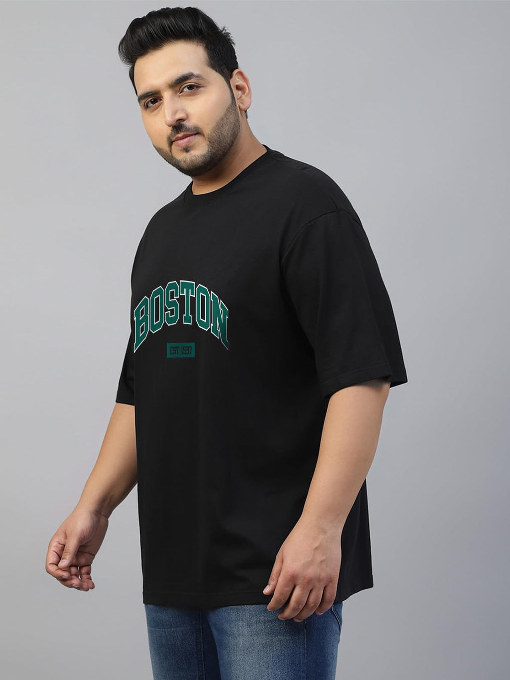Veirdo Men’s Pure Cotton Half Sleeve Plus Size Printed T-Shirts, Stylish, Comfortable & Durable Cotton Tees | Sizes: S to 2XL